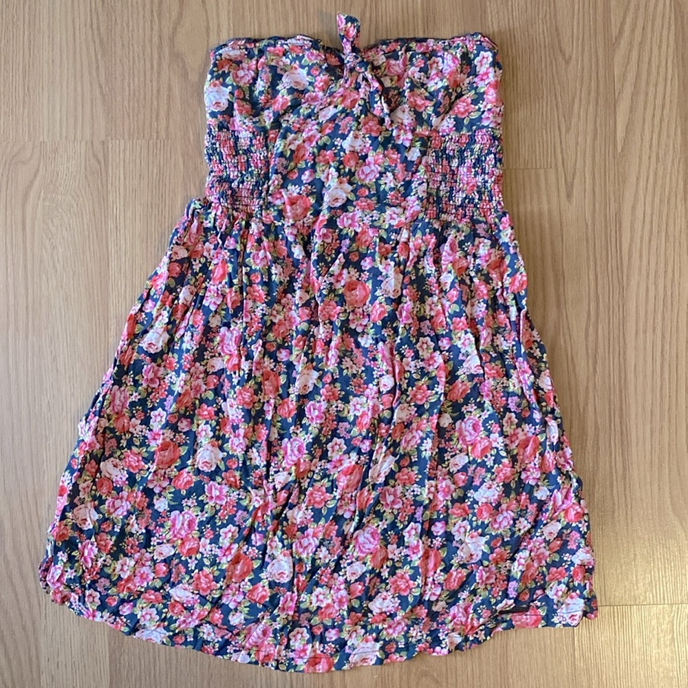 ❤️ Abercrombie & Fitch Strapless Floral Dress Size Small NWOT